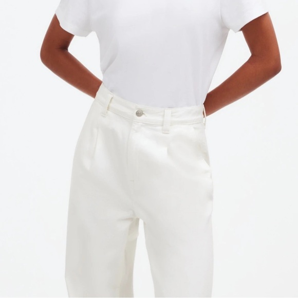 Madewell Harlow Wide-Leg Jean: Airy Denim Edition Tile White size 31 NWT NO670 - Picture 5 of 14
